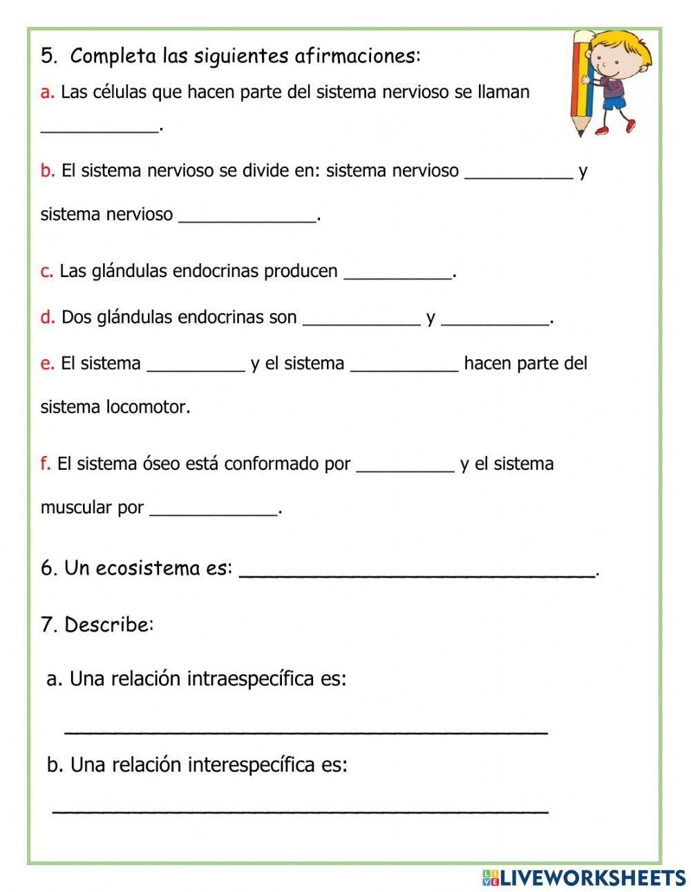 Evaluación de Ciencias