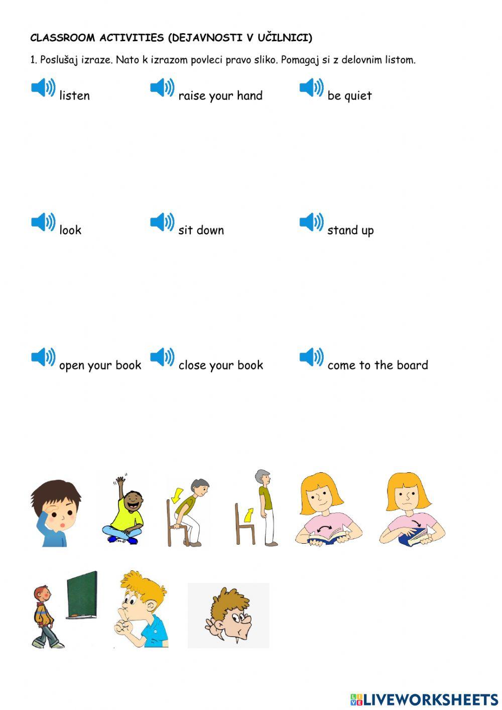 Classroom activities