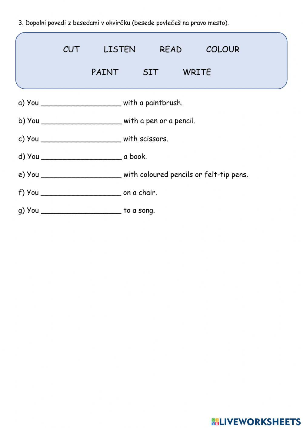 Classroom activities