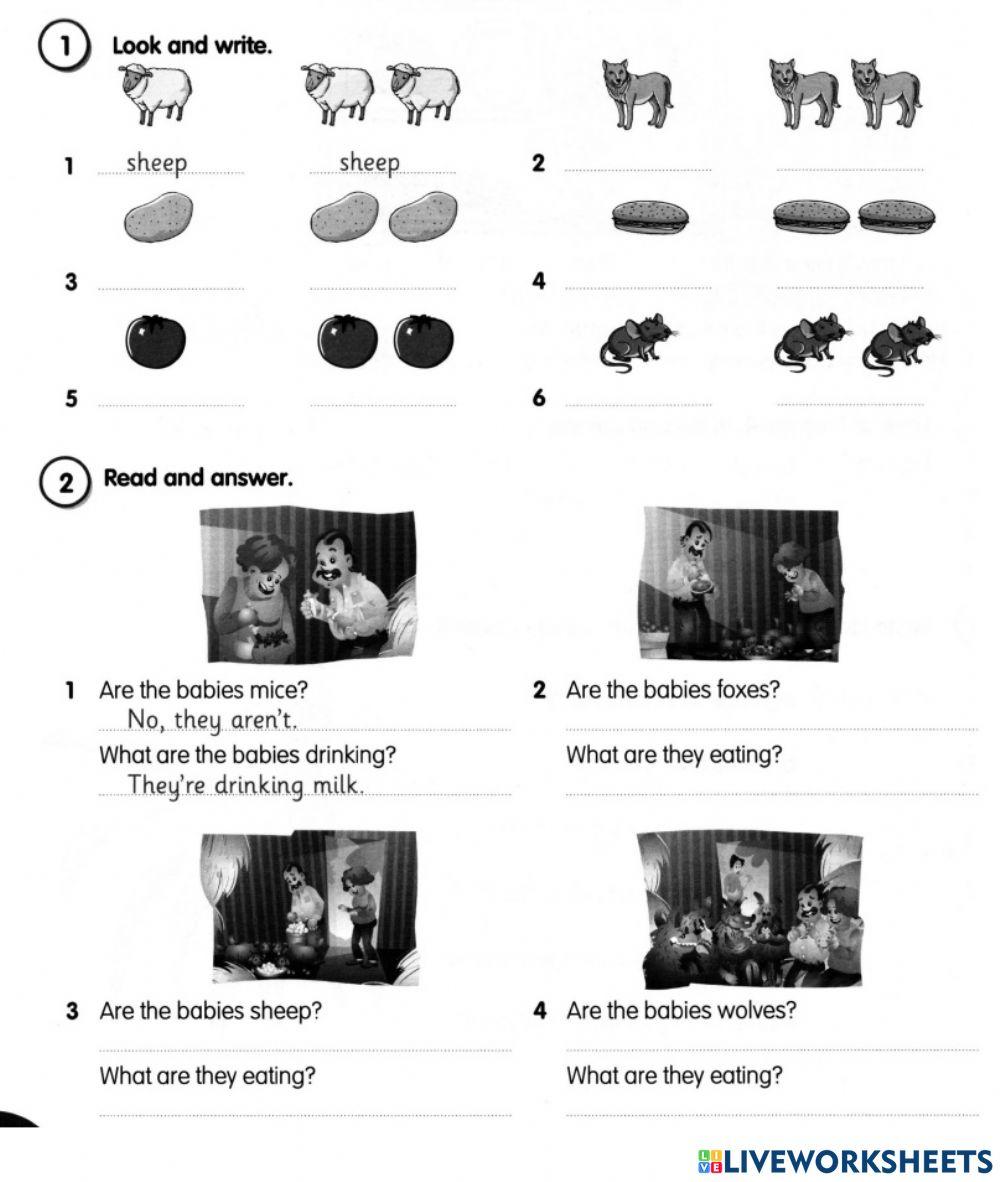 The babies are hungry