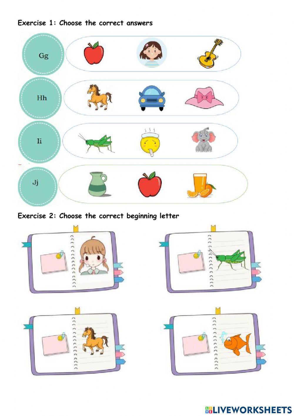 Grade 1 - Phonics I J