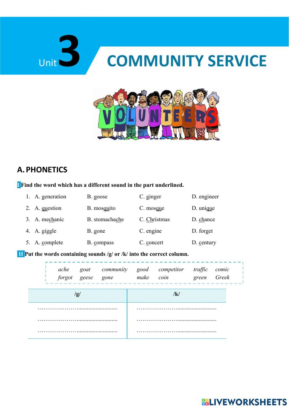 English 7 big4 unit 3 pronunciation, grammar and vocabulary