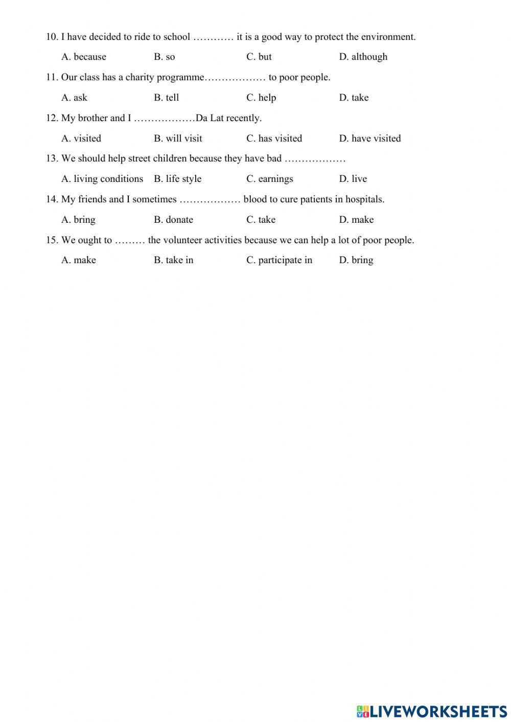 English 7 big4 unit 3 pronunciation, grammar and vocabulary