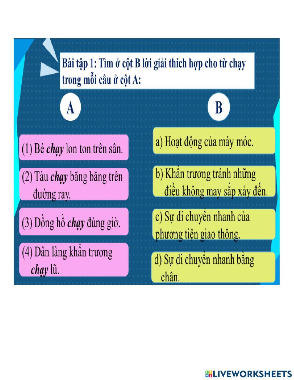 Ltvc lt từ nhiều nghĩa