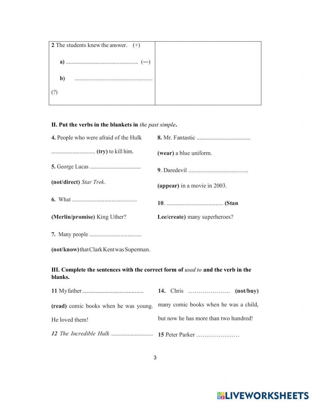 DS - Access 2 - Test 2 Vocab + Grammar