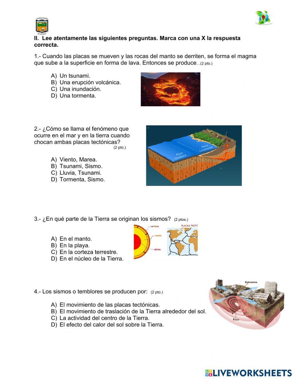 Estructura interna de la Tierra y sus efectos colaterales