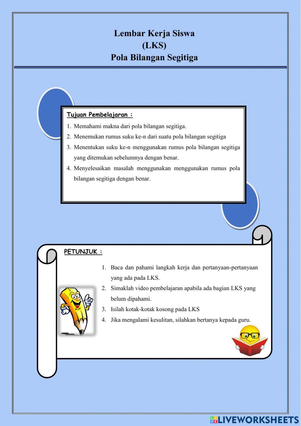 Pola Bilangan Segitiga