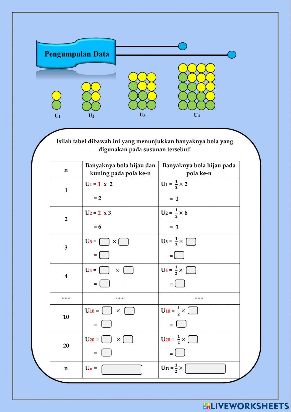 Pola Bilangan Segitiga