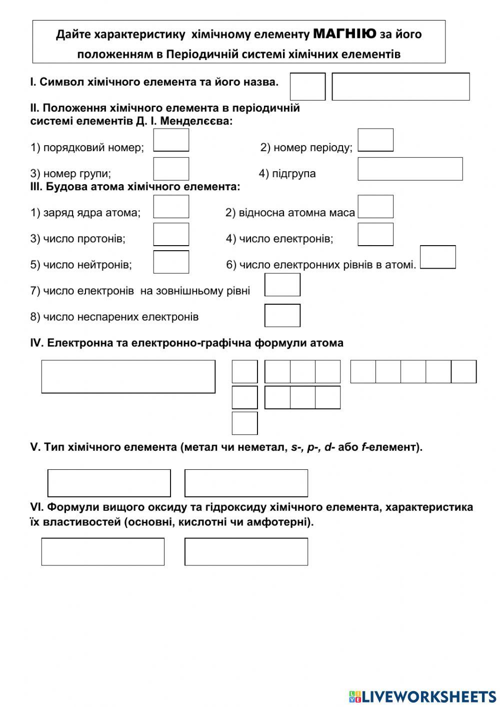 Характеристика Магнію