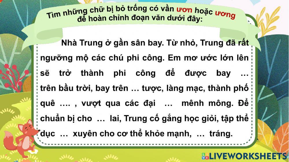 Bài chính tả
