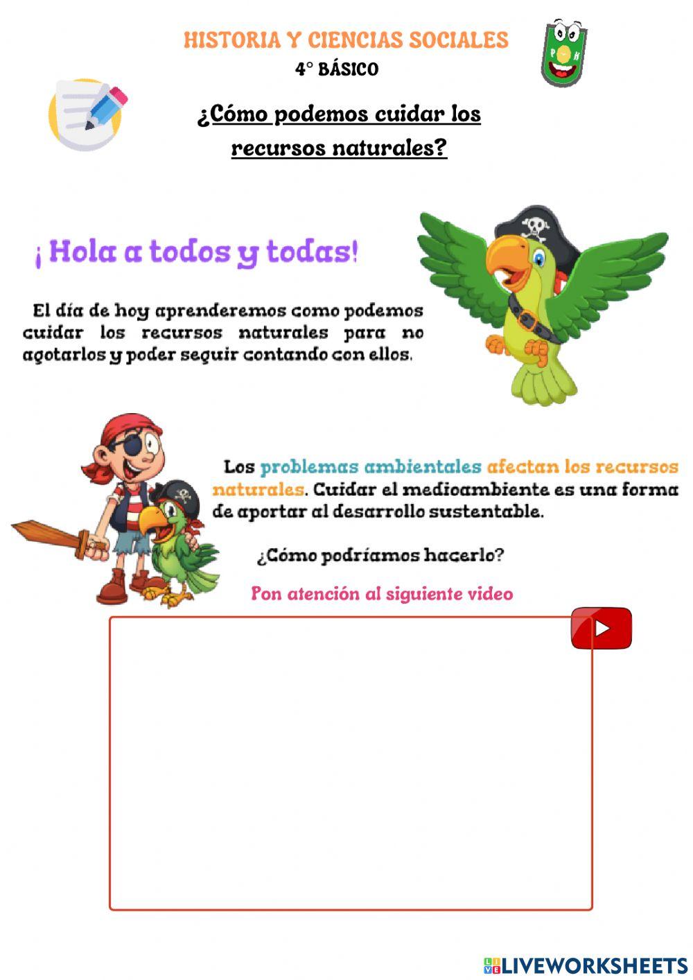 Cuidemos los recursos naturales