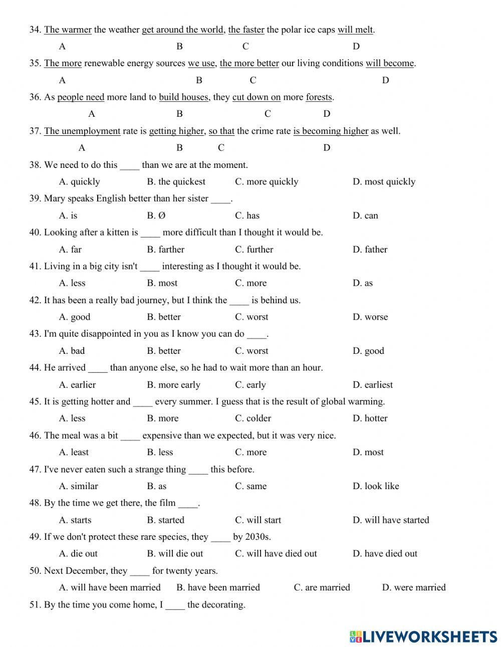 NOV 4th. unit 6. review 1