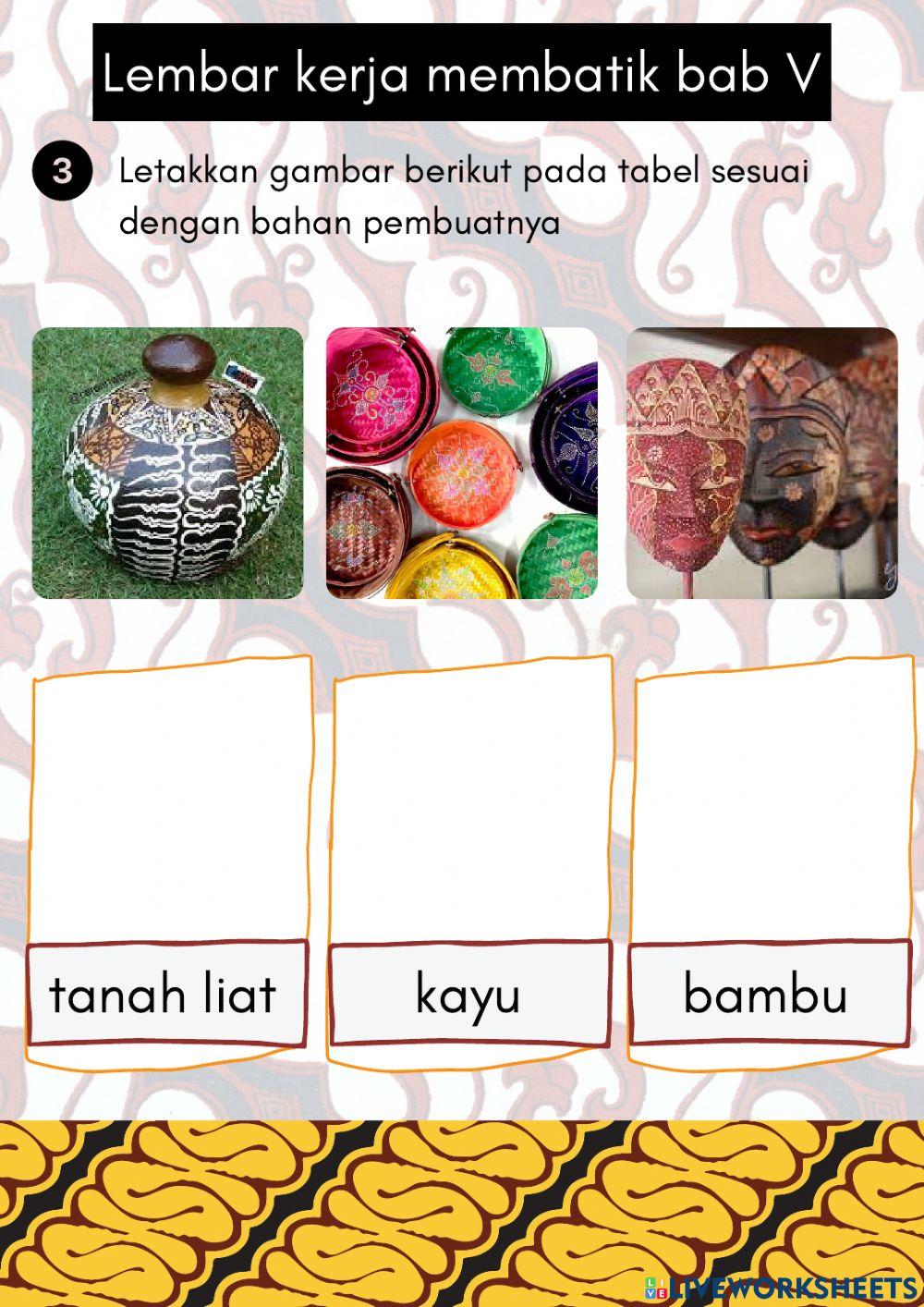 Lembar kerja membatik