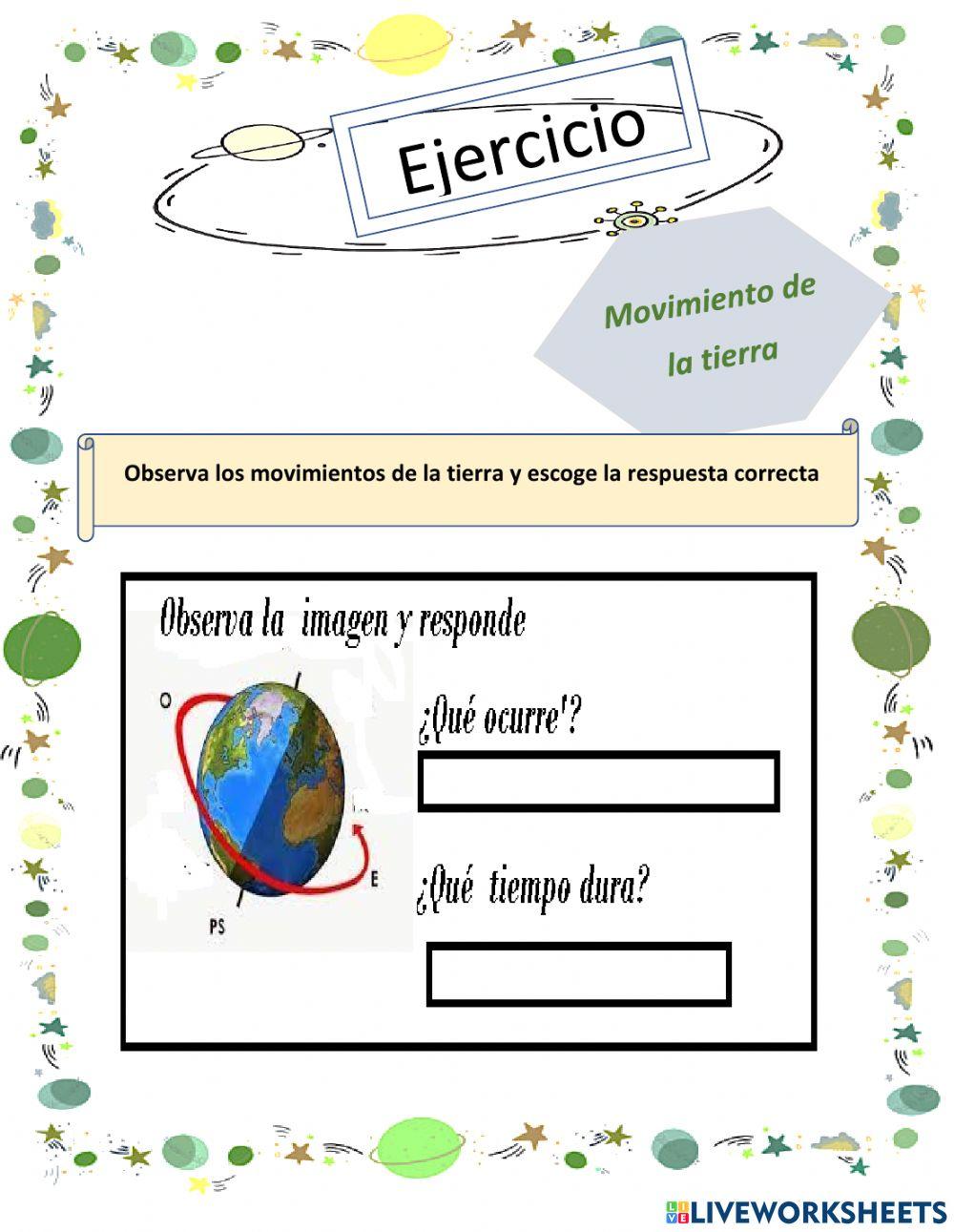 Movimientos de la tierra