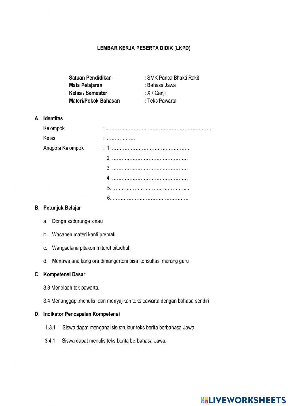 LKPD Pawarta