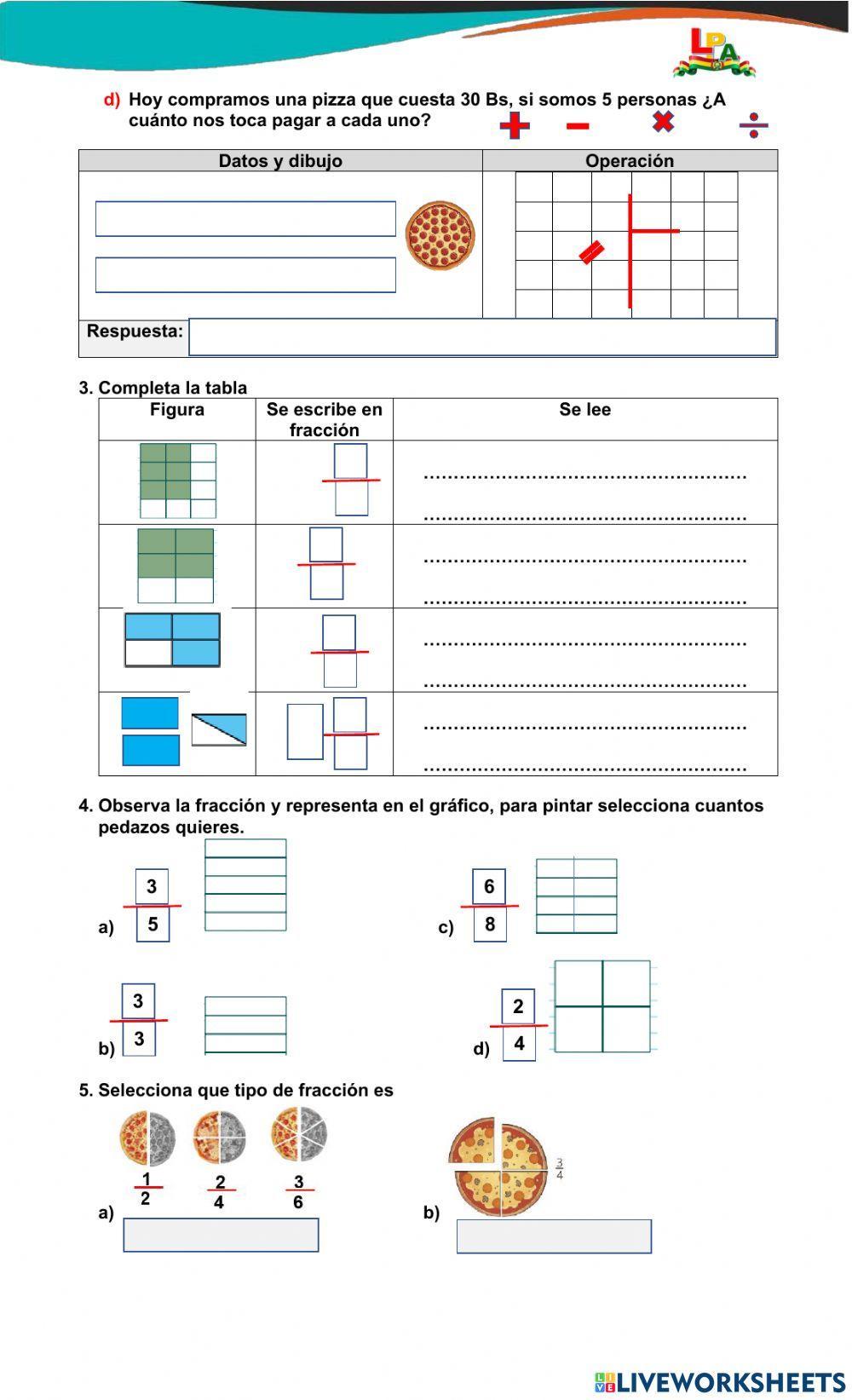 Evaluación Matemáticas
