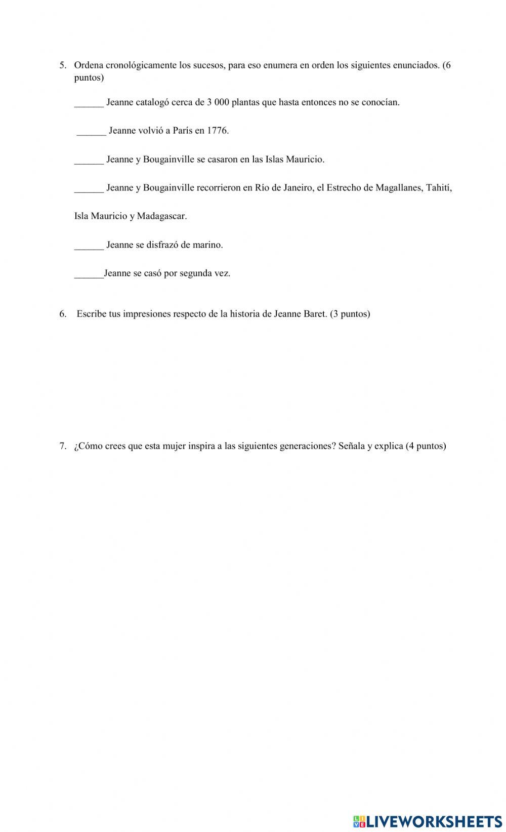 6º comprensión lectora