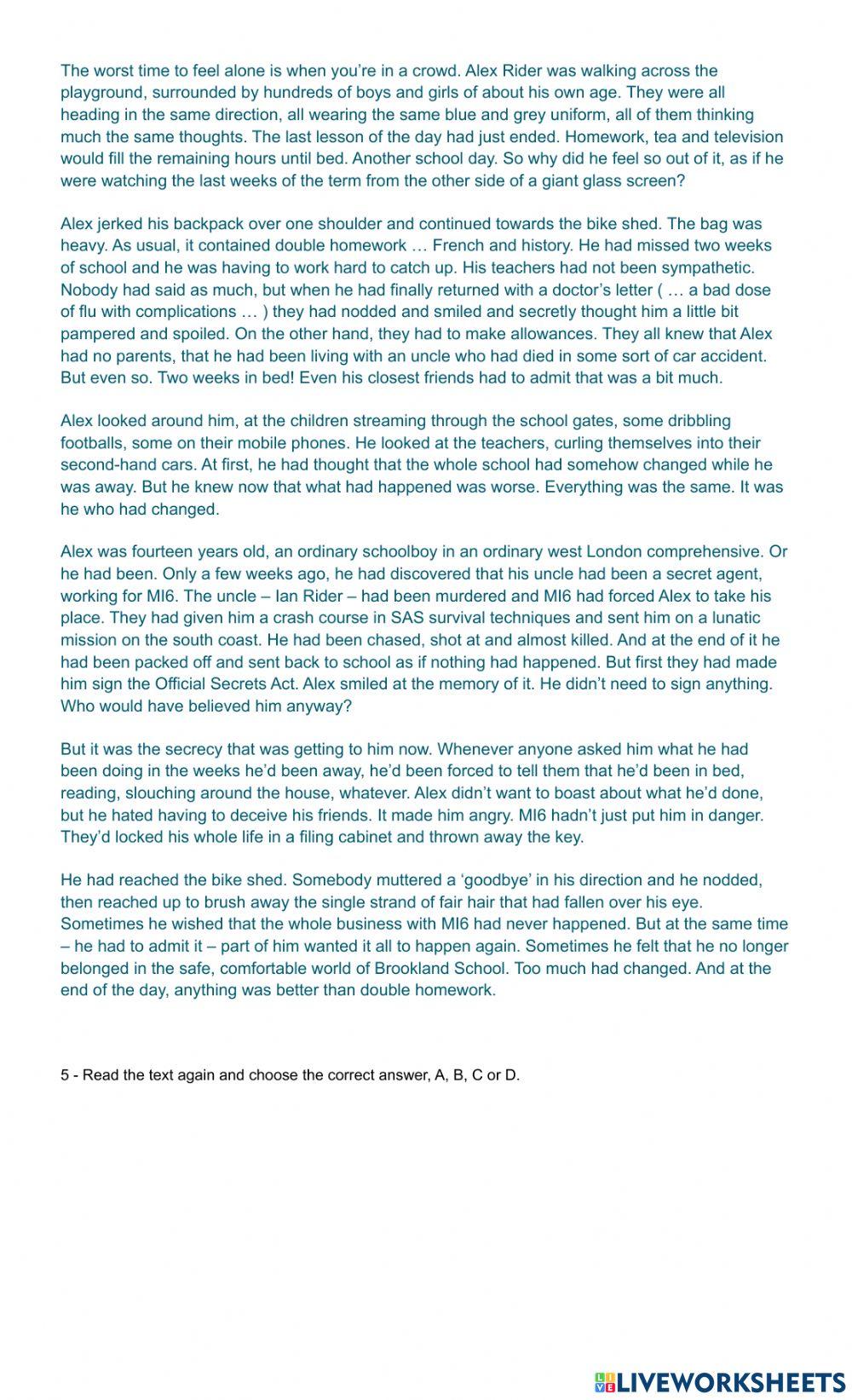 Unit 8 - Grammar - Modal Verbs - Reading