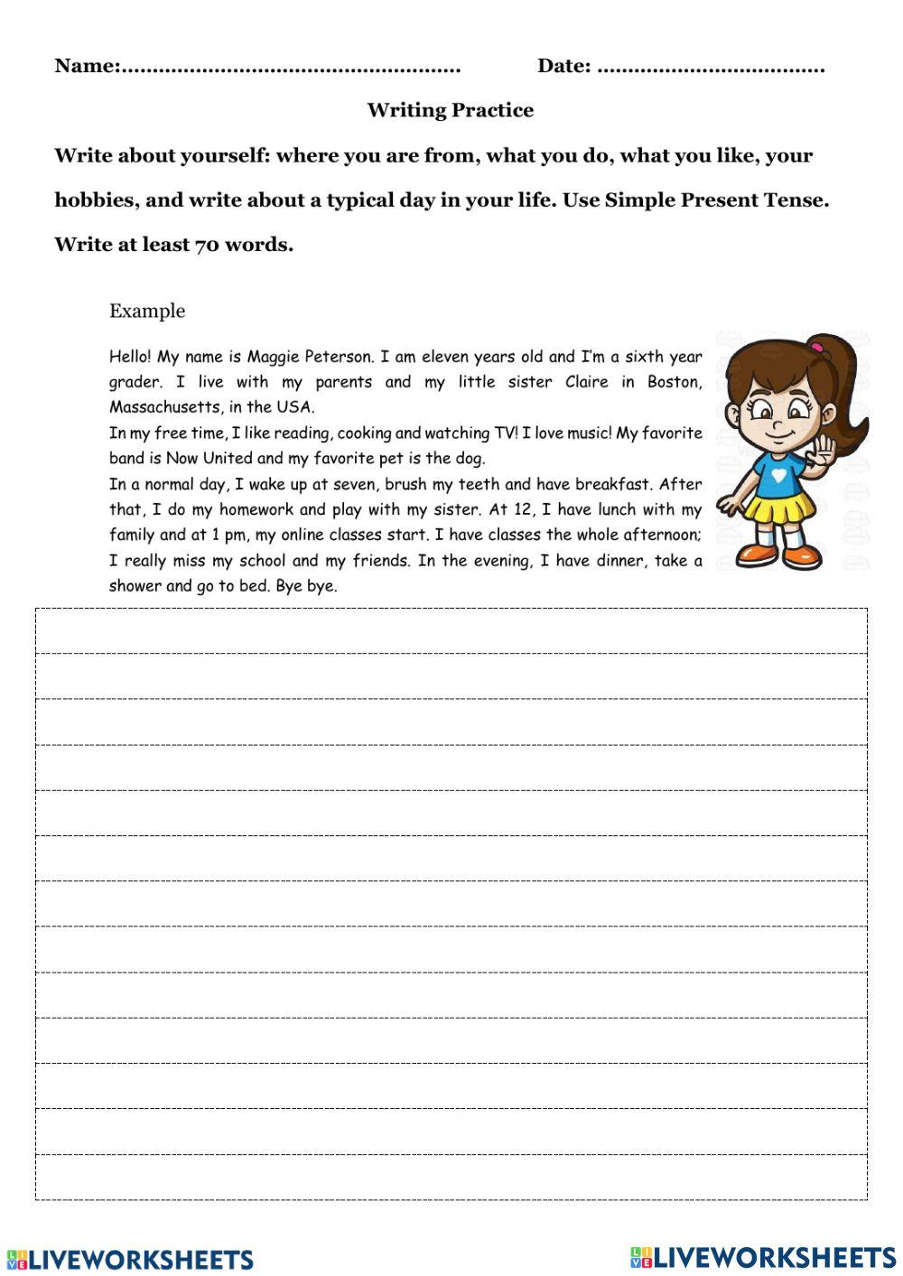 Profile third person