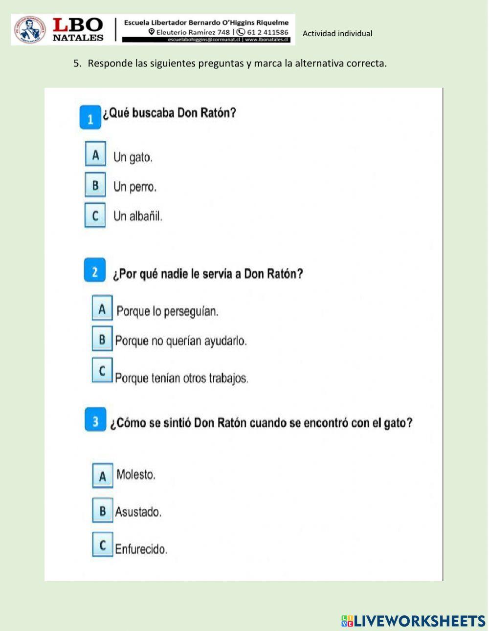 Actividad individual