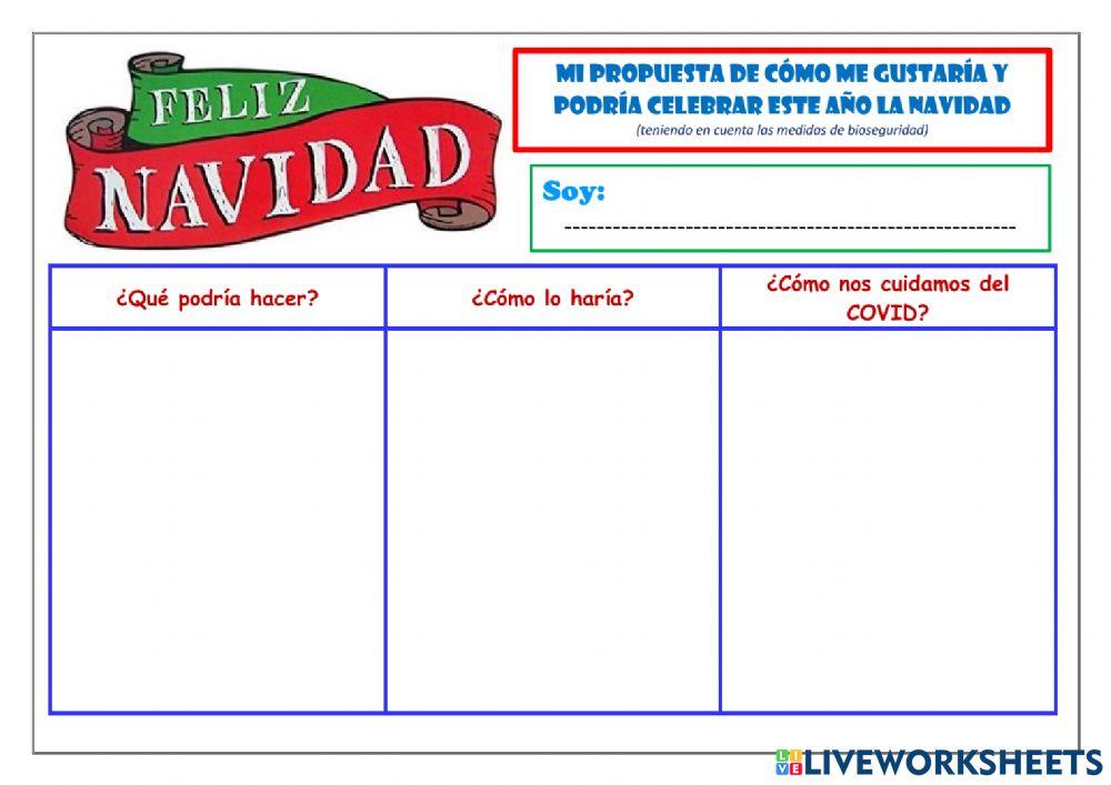 Mi propuesta para celebrar Navidad