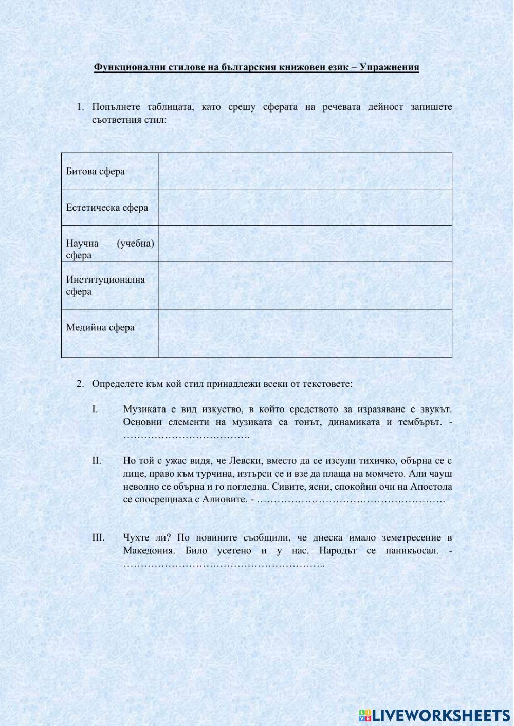 Функционални стилове