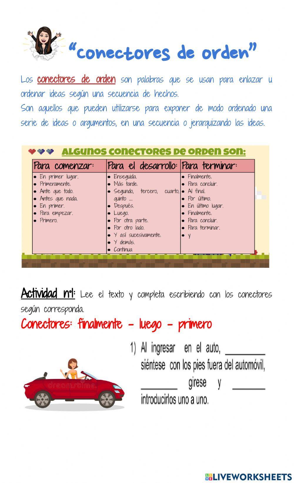 Completando conectores