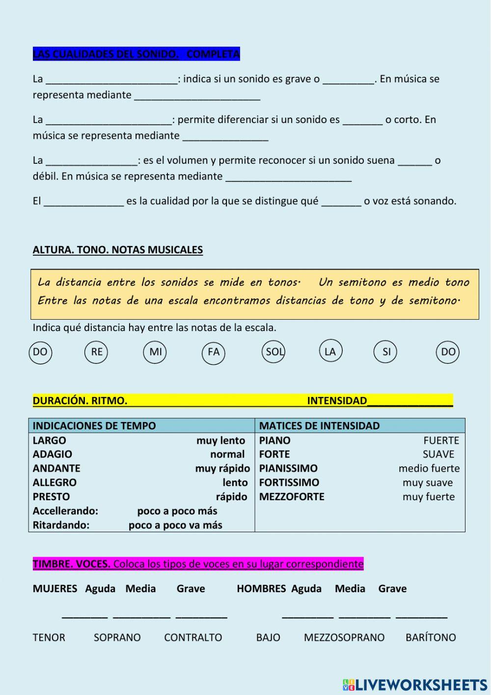 Cualidades del sonido