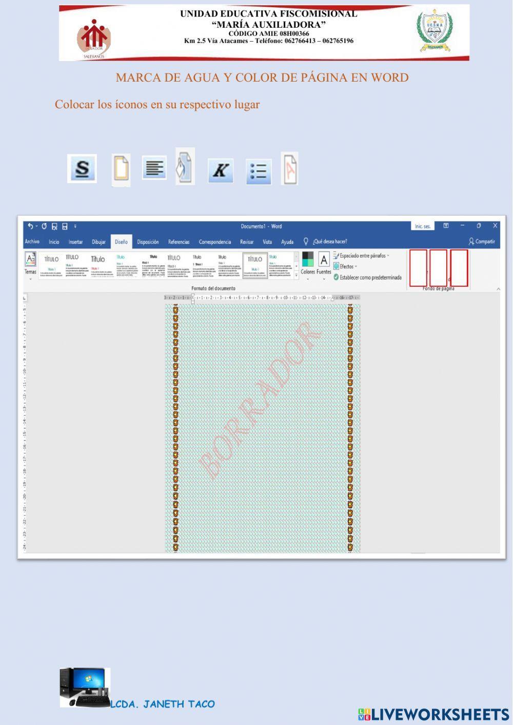 Colocar marca de agua