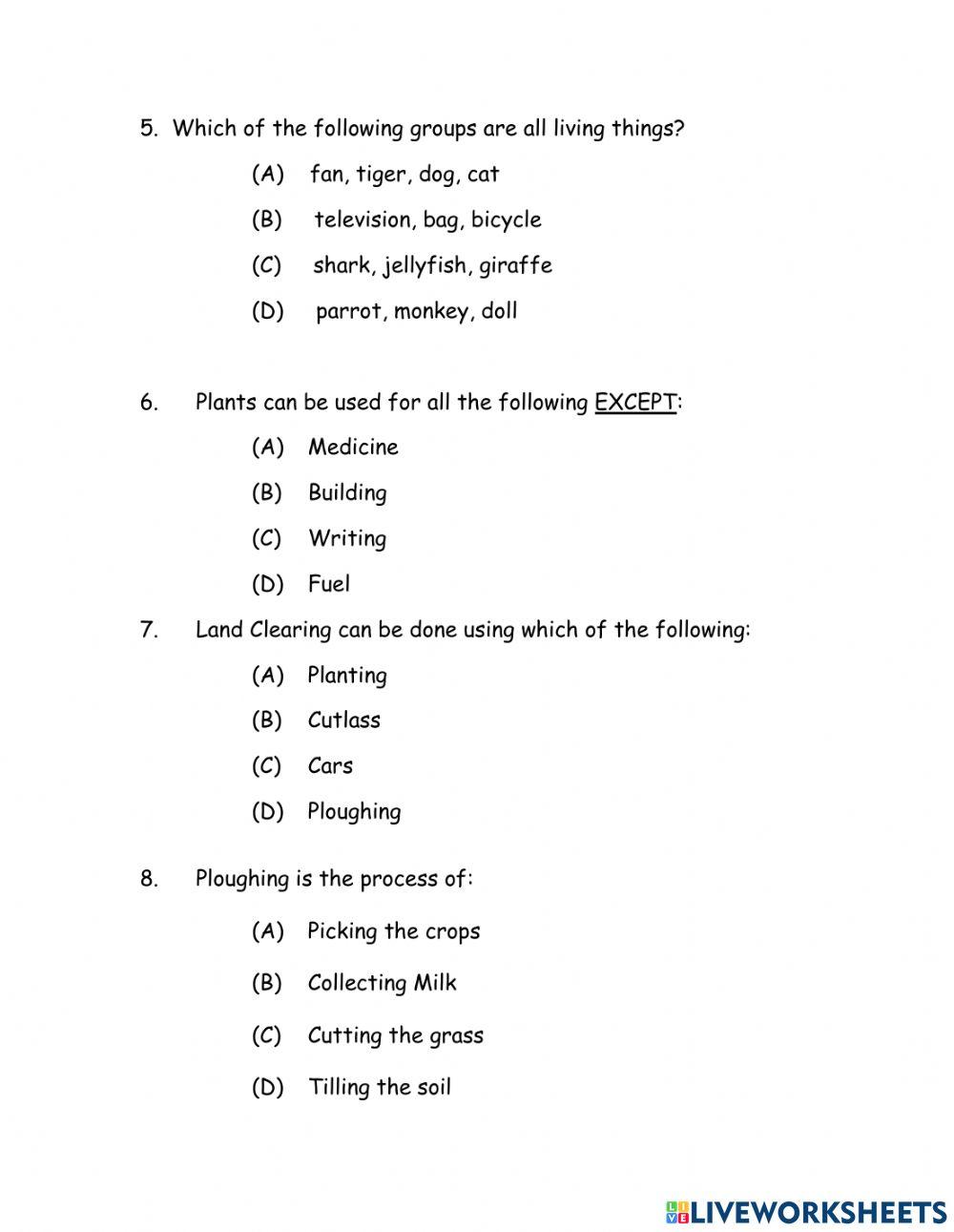 SCiENce-Agri Term 1 Standard 1