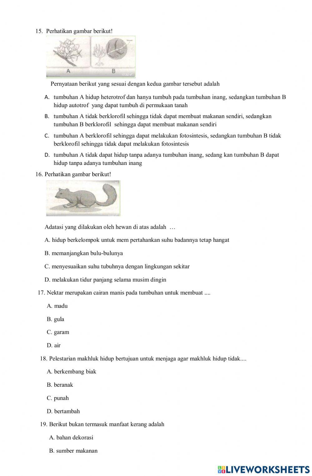 Pas ipa kelas 6 s 1 2021