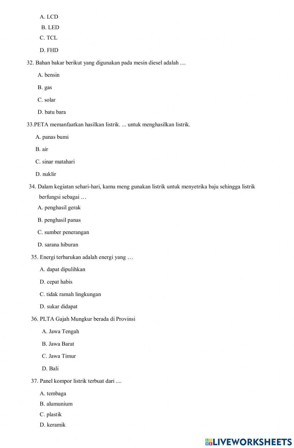 Pas ipa kelas 6 s 1 2021