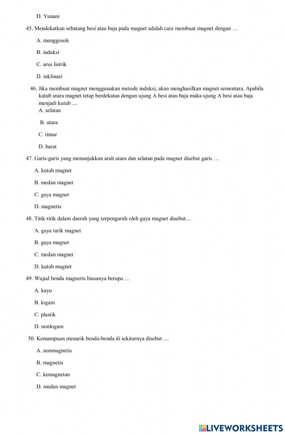 Pas ipa kelas 6 s 1 2021