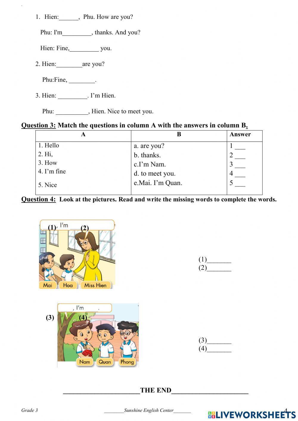 English 3 unit 1 De 2