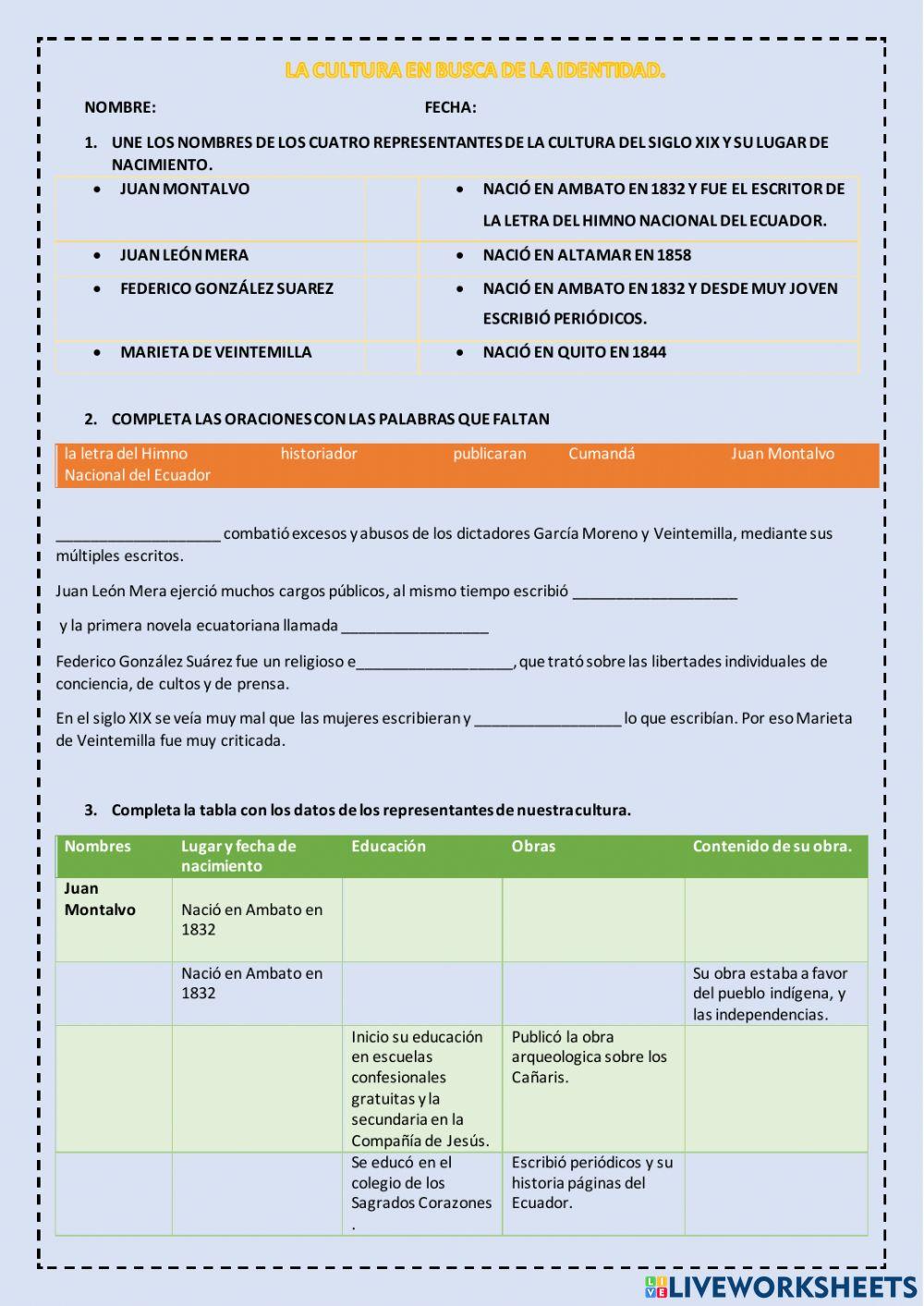 La cultura en busca de la identidad