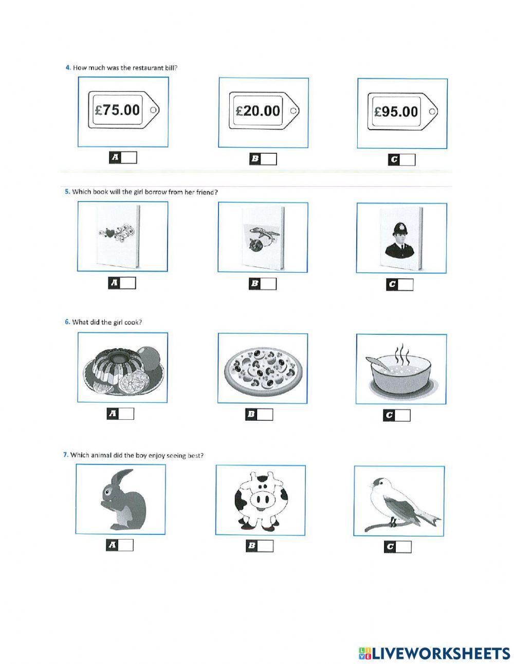 Pet listening simply test 3