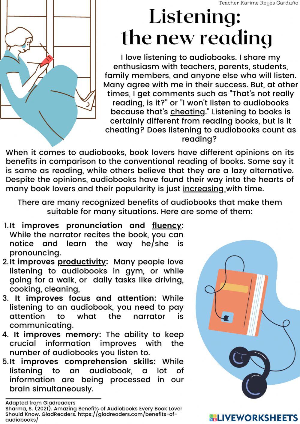 Audiobooks - Reading Comprehension