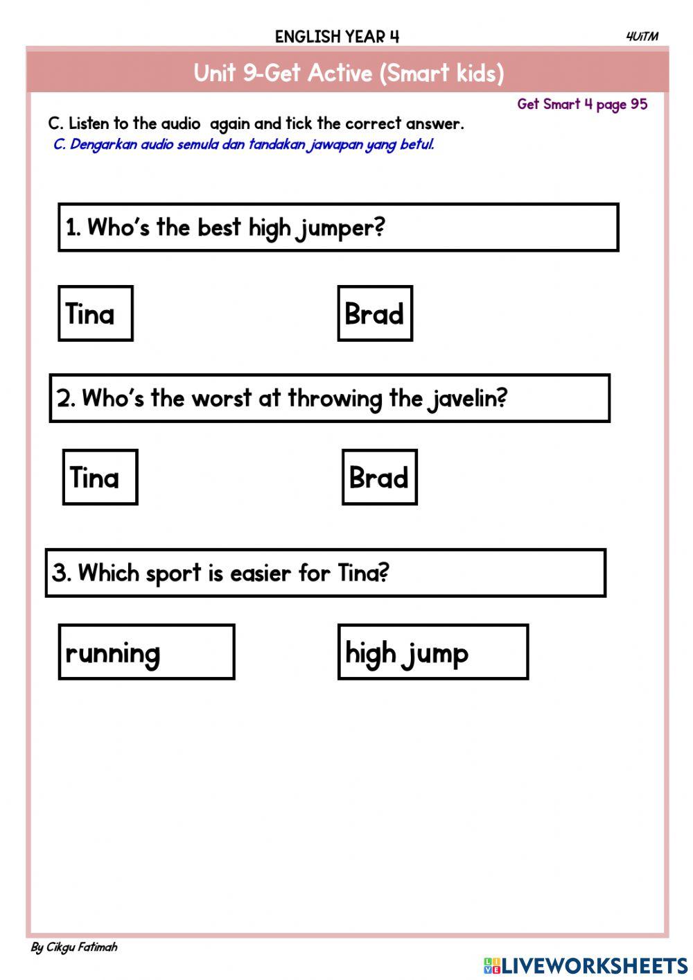 Get Smart Plus 4 (page 94-95)