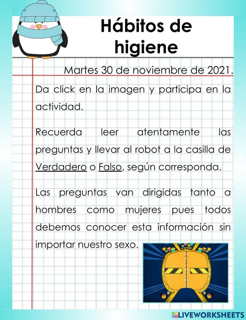 Hábitos de higiene