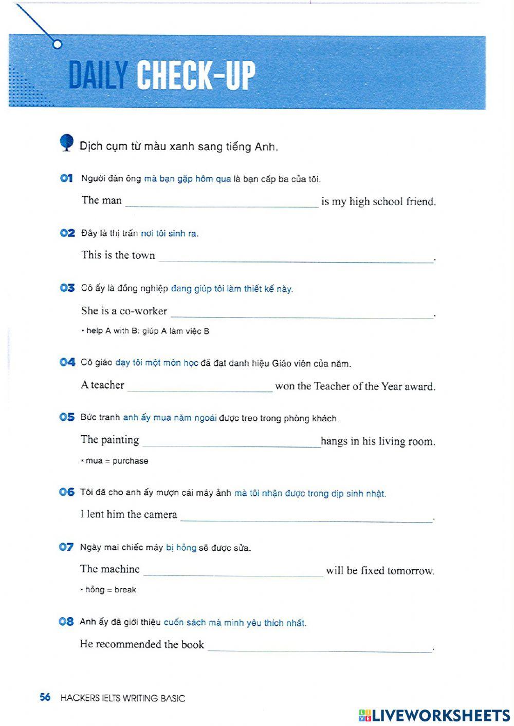 W1 D4 Relative Clause