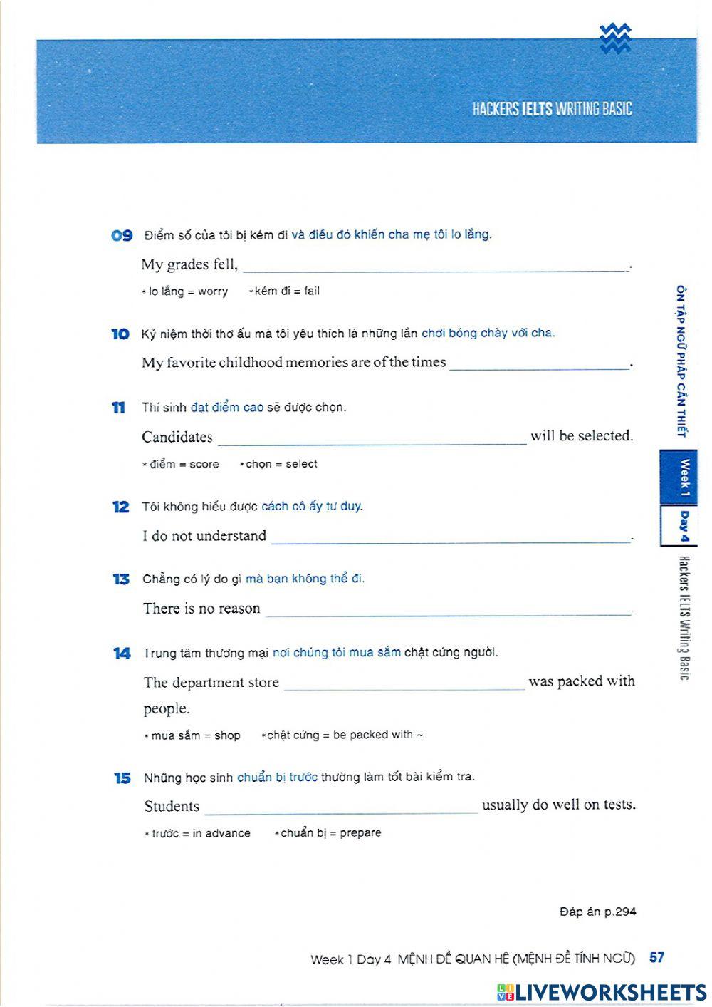 W1 D4 Relative Clause