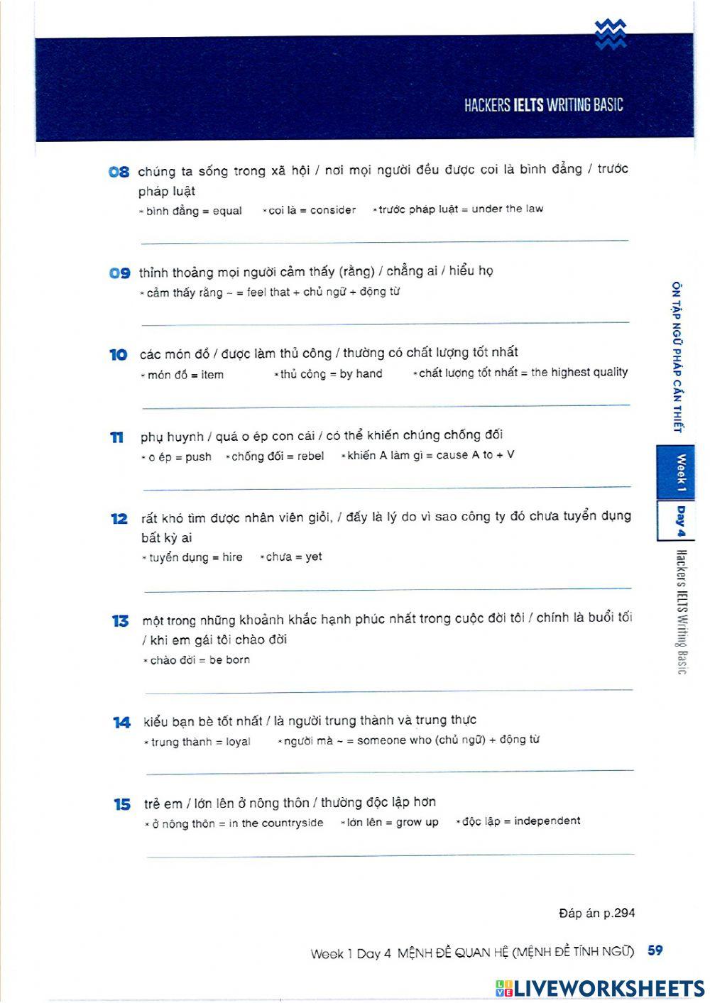 W1 D4 Relative Clause