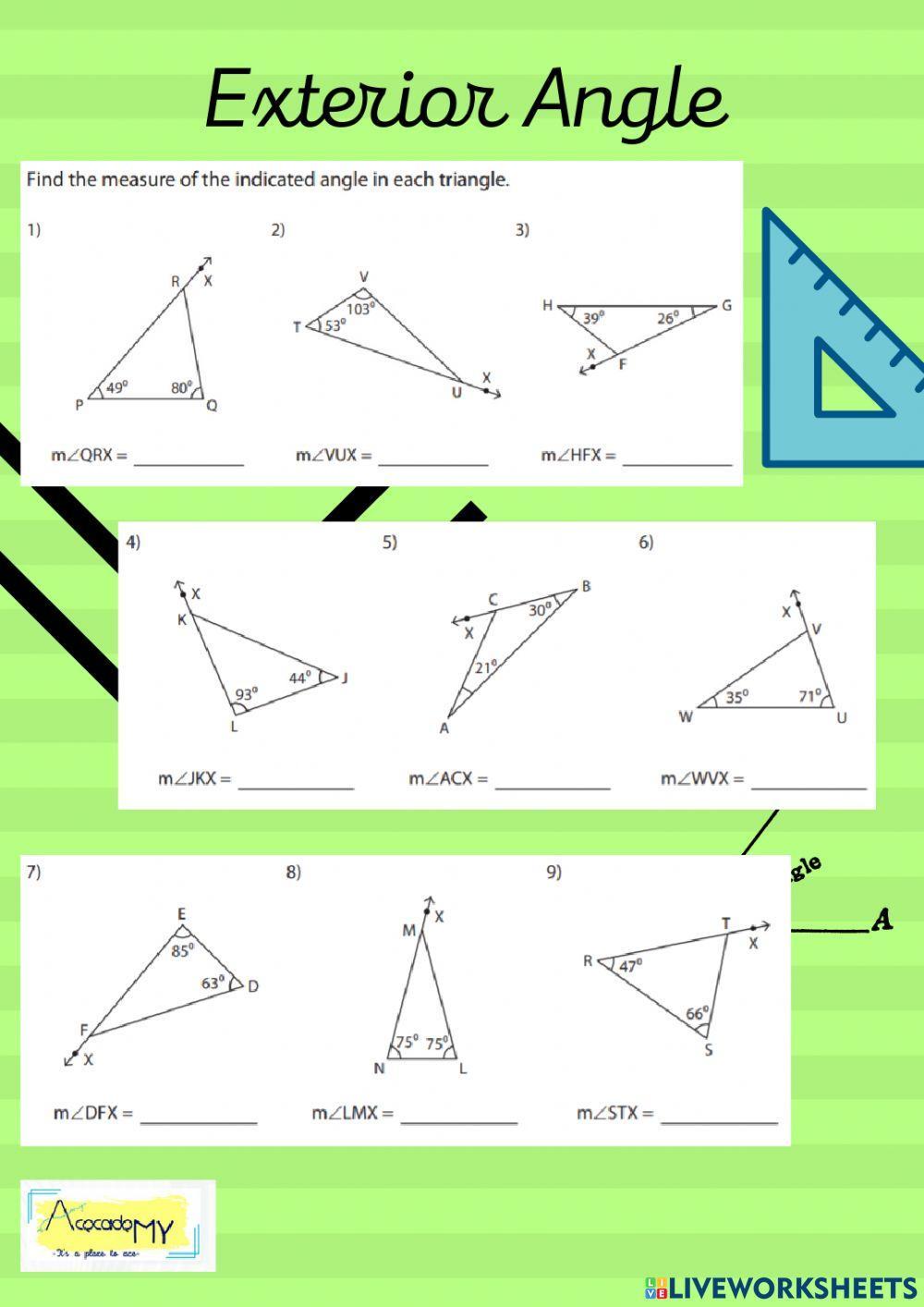 Exterior Angle Triangle