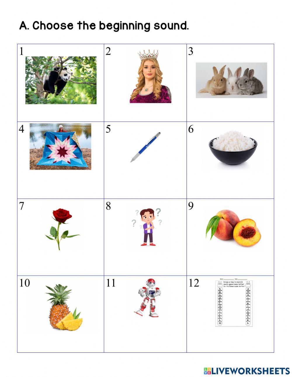 Phonics Review- P,Q.R