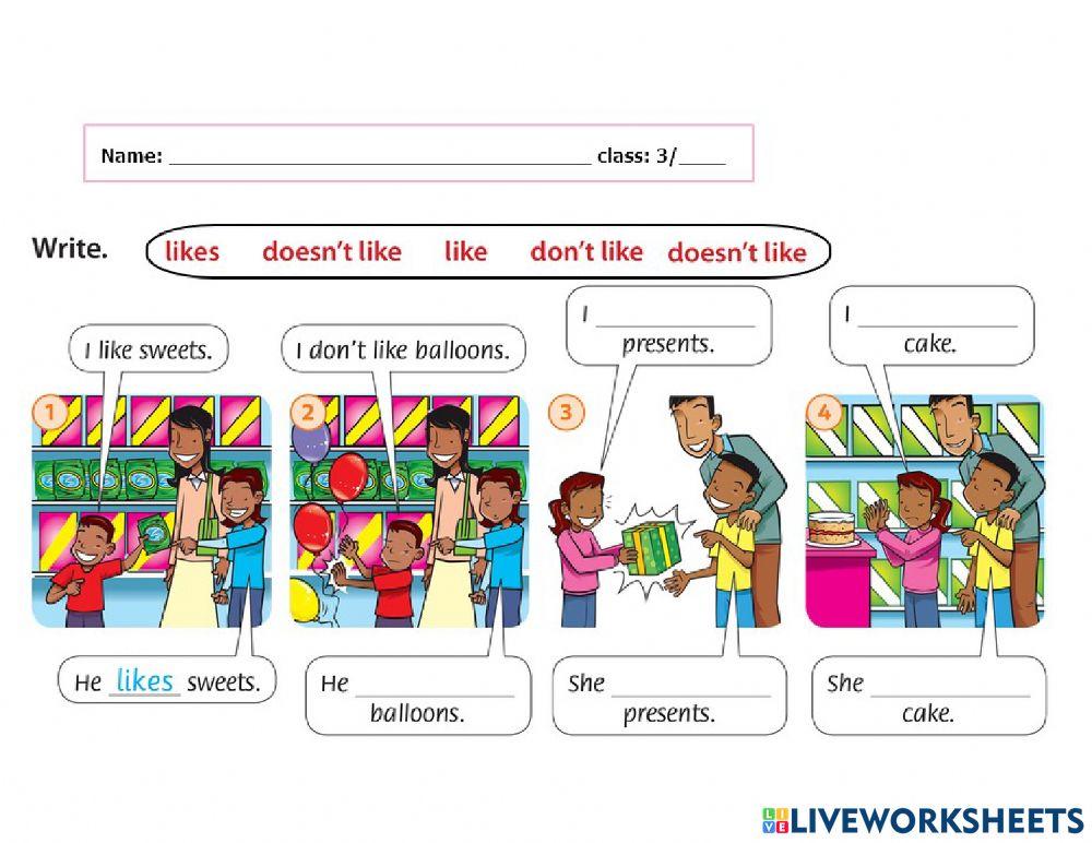 Do and Does online exercise for | Live Worksheets