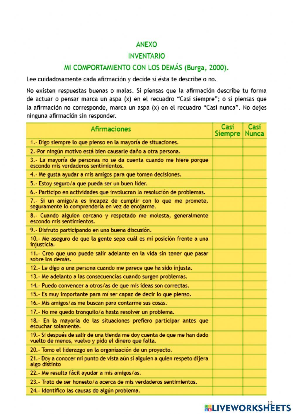 Habilidades sociales