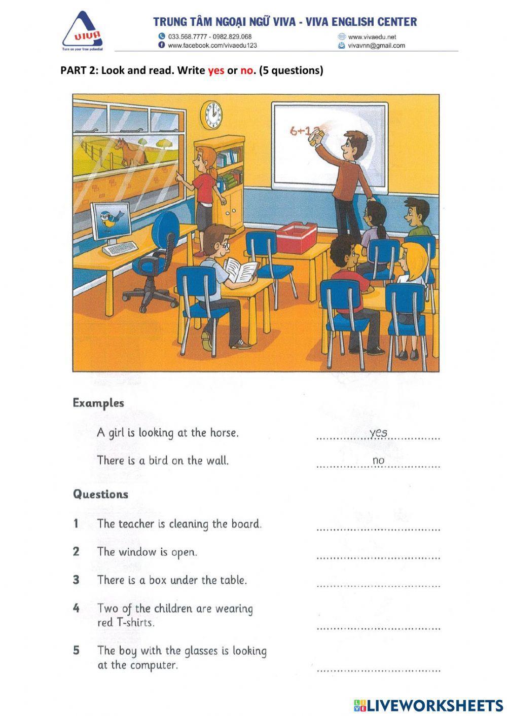 Idict 1-Test unit 15:Verbs-Reading and Writing