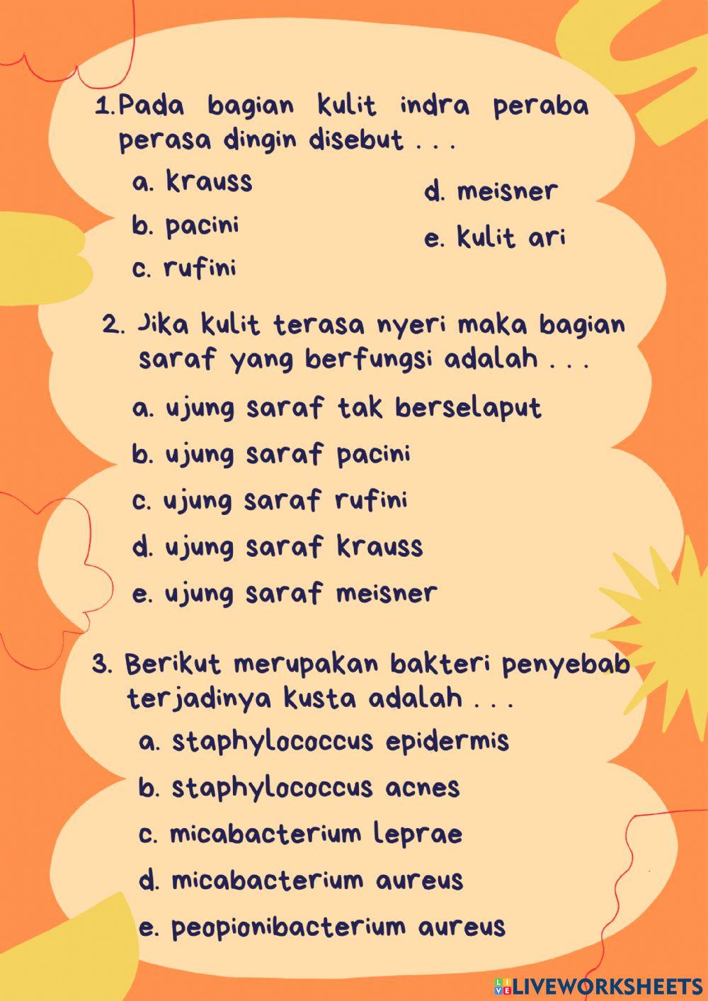 Soal Biologi Kelas XI