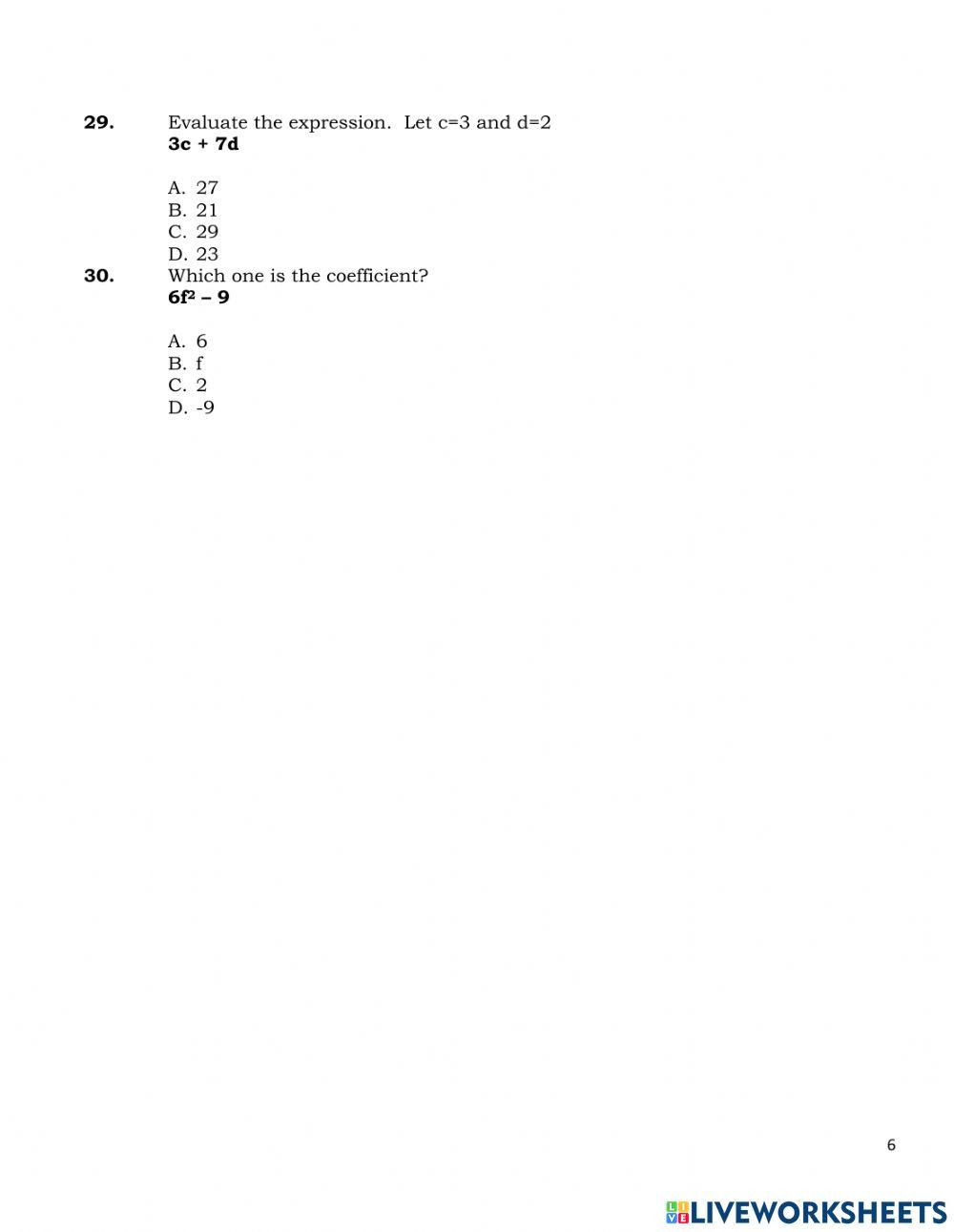 2 Central EOT Paper 1