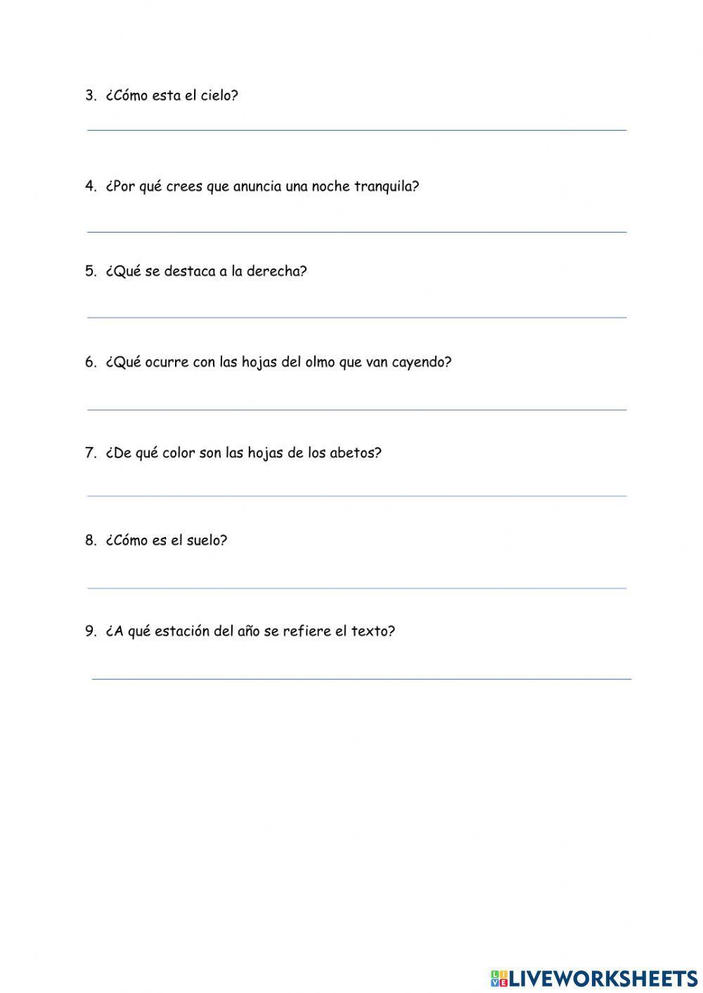 Descripción del paisaje 1